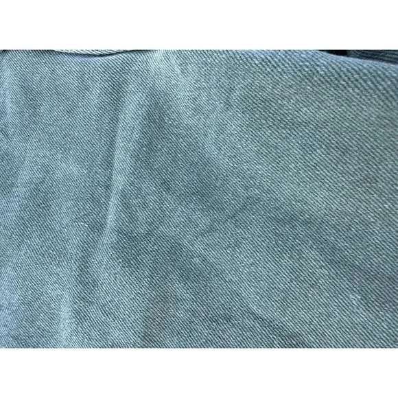 Vintage Levi's 550 Made in USA Orange Tab‎ Green Denim Jean Shorts - Men's 33 - Picture 4 of 14